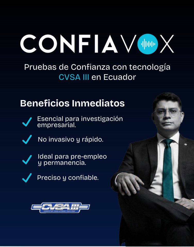Panchocop007's tweet photo. La mejor tecnología a nivel mundial ahora en el Ecuador. https://t.co/yoL9GC9NCC #detecciondelamentira https://t.co/7UimNIMiLV