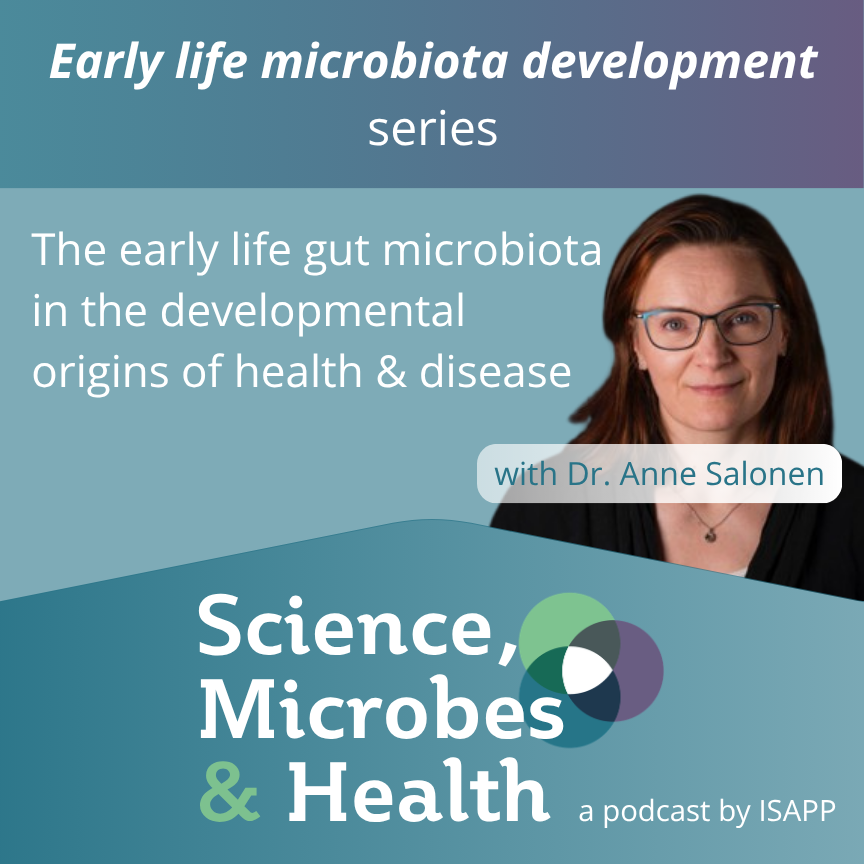 ISAPPscience's tweet photo. What insights can be gained from tracking gut microbiota longitudinally (from birth to 10+ years) in over 1000 children from Finland? In a new podcast episode, Dr. Anne Salonen explains the intriguing findings from the HELMi birth cohort &amp; more.

https://t.co/p41pYxhCLa https://t.co/c0GYL1kxSs
