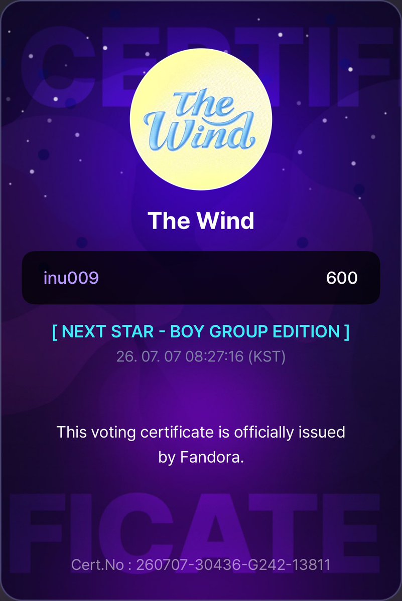 inu009's tweet photo. Voted
#๋์๋ #TheWind
#๋์๋์ปด๋ฐฑ
#Second_Wind
#๊นํฌ์ #ํ๋ํค #์ตํ๋น
#๋ฐํ์ ์ฐฌ #์์ฐฌ์ #์ฅํ์ค https://t.co/BFC5QOdWXx