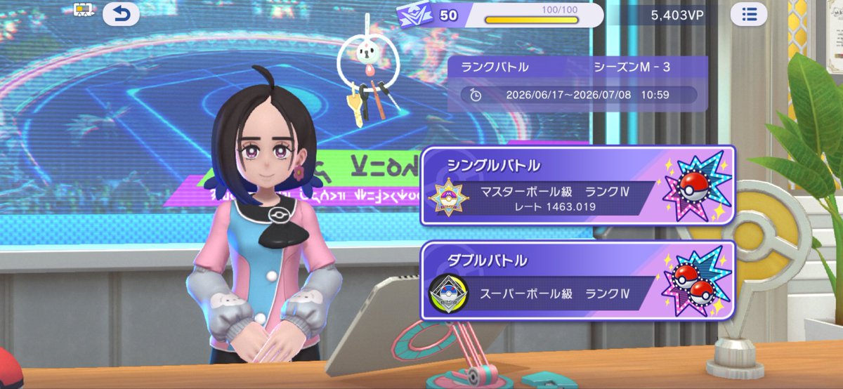 waraka_RS's tweet photo. マスター行けた！
#ポケモンチャンピオンズ https://t.co/TzsCaiUCwt