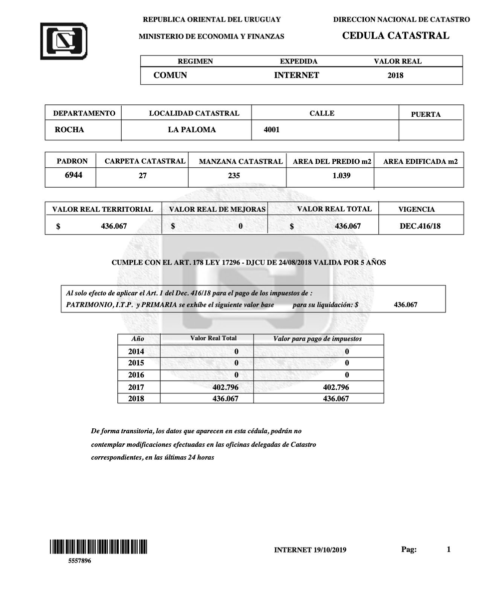EPreve's tweet photo. 🔴 ¿PERIODISMO DE INVESTIGACIÓN?

✔️No hace falta dedicarse a la investigación para esto. Son datos simples, públicos, y cualquiera puede verificarlos.

✔️Por ejemplo: buscando en los registros del Impuesto a Primaria, con información disponible en Internet, se puede comprobar que la casa de veraneo en La Paloma del ex presidente Lacalle Pou y su ex esposa Loly Ponce de León mantiene, hasta el día de hoy, una deuda de 30 mil pesos de ese impuesto desde 2023 -es decir, en plena presidencia del nacionalista-, según los registros de la DGI.

✔️ La casa, ubicada en primera línea de la faja costera e identificada con el padrón 6944, quedó en poder de Ponce de León tras el divorcio legal de la pareja, formalizado el 17 de junio de 2024.

✔️ El entonces matrimonio Lacalle-Ponce de León no abonó el Impuesto a Primaria durante 2023 ni 2024. Desde 2025, y también en 2026, la obligación de pago recayó sobre Ponce de León, al haber quedado ella como titular del bien tras la separación.

✔️No hace falta cavar demasiado hondo para encontrar estas cosas. Alcanza con mirar los registros públicos que ya están a disposición de cualquiera.