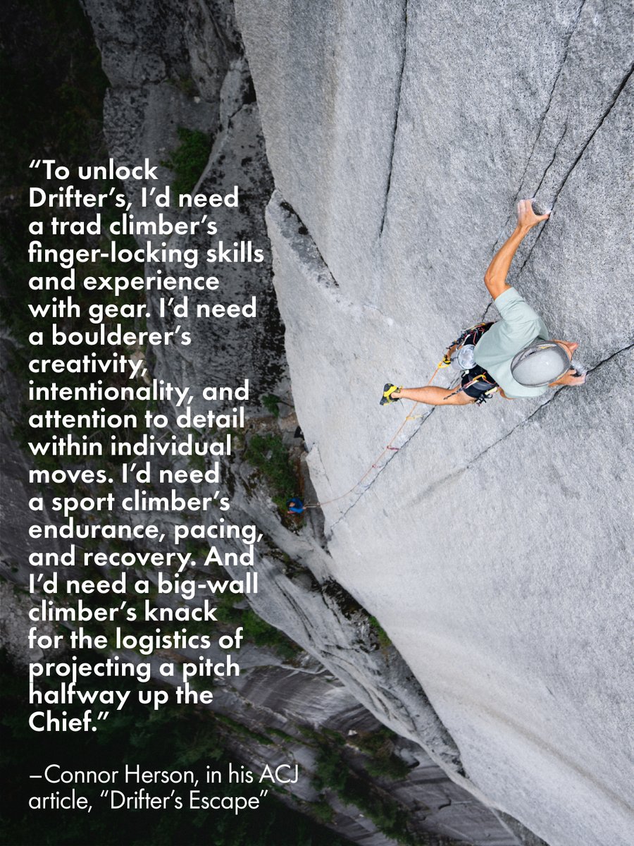 americanalpine's tweet photo. Looking for weekly inspiration? Look no further. Scroll for some of our favorite lines from the upcoming American Climbing Journal ➡️ 

The American Climbing Journal  launches this fall. Get a sneak peek of the publication  https://t.co/i5CkM7zVam https://t.co/sIkOye32mh
