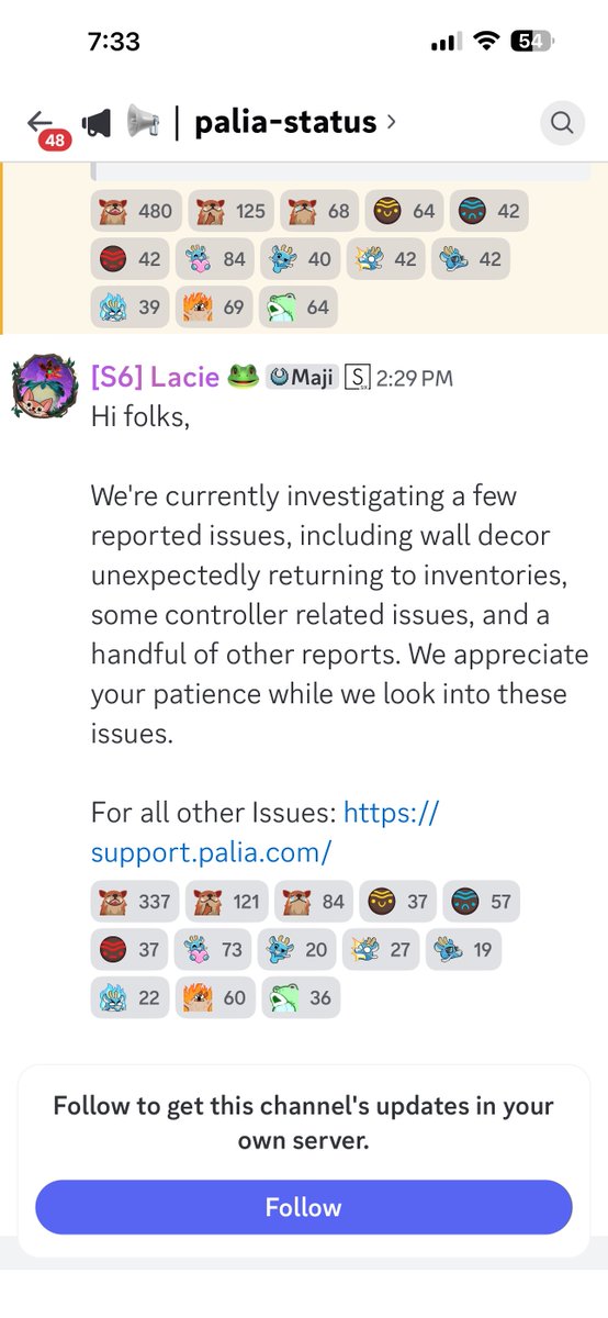 jaimeelynnette's tweet photo. @playPalia They have been working on fixing it all day. I guess it’s really bad on Xbox and PlayStation so I haven’t been on yet. Patiently waiting 🙃 https://t.co/PuHU6Q34uB
