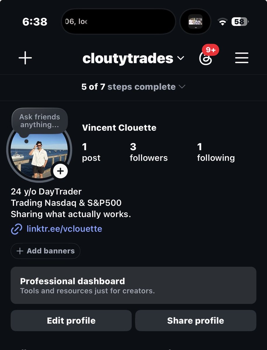VClouette's tweet photo. Started an Instagram 📸

Lots of people asking me to make more educational content through videos.

- Trade Recaps Videos
- Educational Videos
- Giveaways

&amp; More 🤝

https://t.co/mwAU0E8qgH https://t.co/RNIMtH2bKt