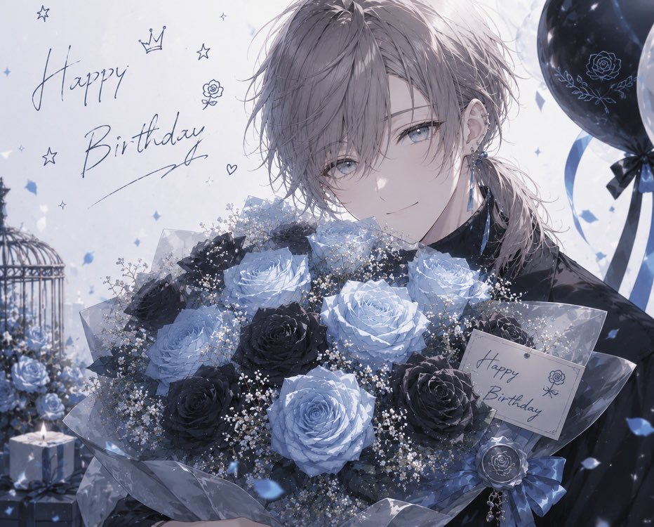 Lua_love_4069's tweet photo. 🍰🍴Happy Birthday🎂✨
  #叶生誕祭2026  #かな絵 https://t.co/sGWtt7lO28