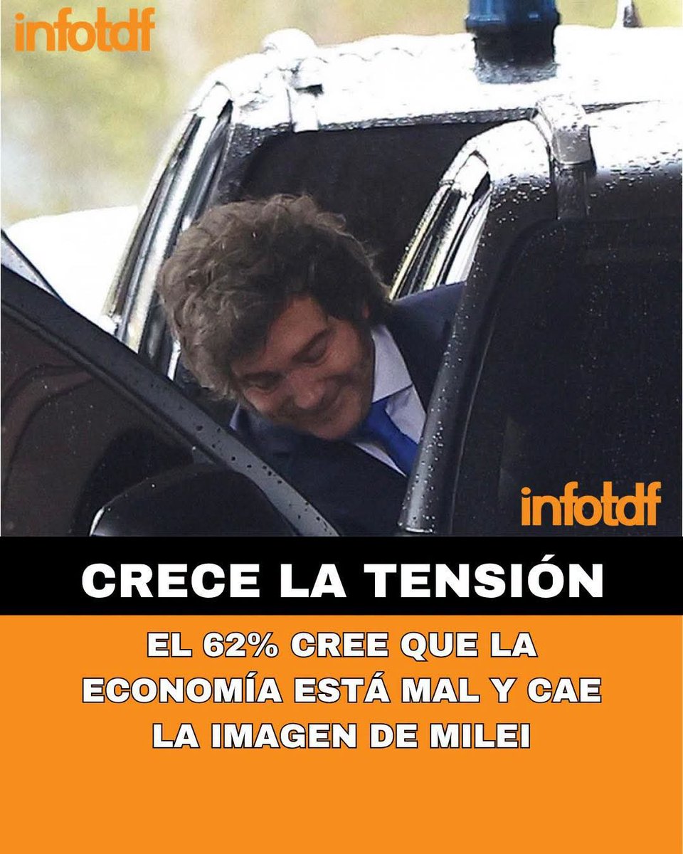 YfranEly's tweet photo. Una encuesta de AtlasIntel y Bloomberg mostró una  creciente preocupación por  situación económica y una mayor desaprobación hacia la gestión del presidente J.Milei .El 62%  considera que la economía está en una mala situación, y el resto q empeorará en seis meses. https://t.co/wt0rPqGWED