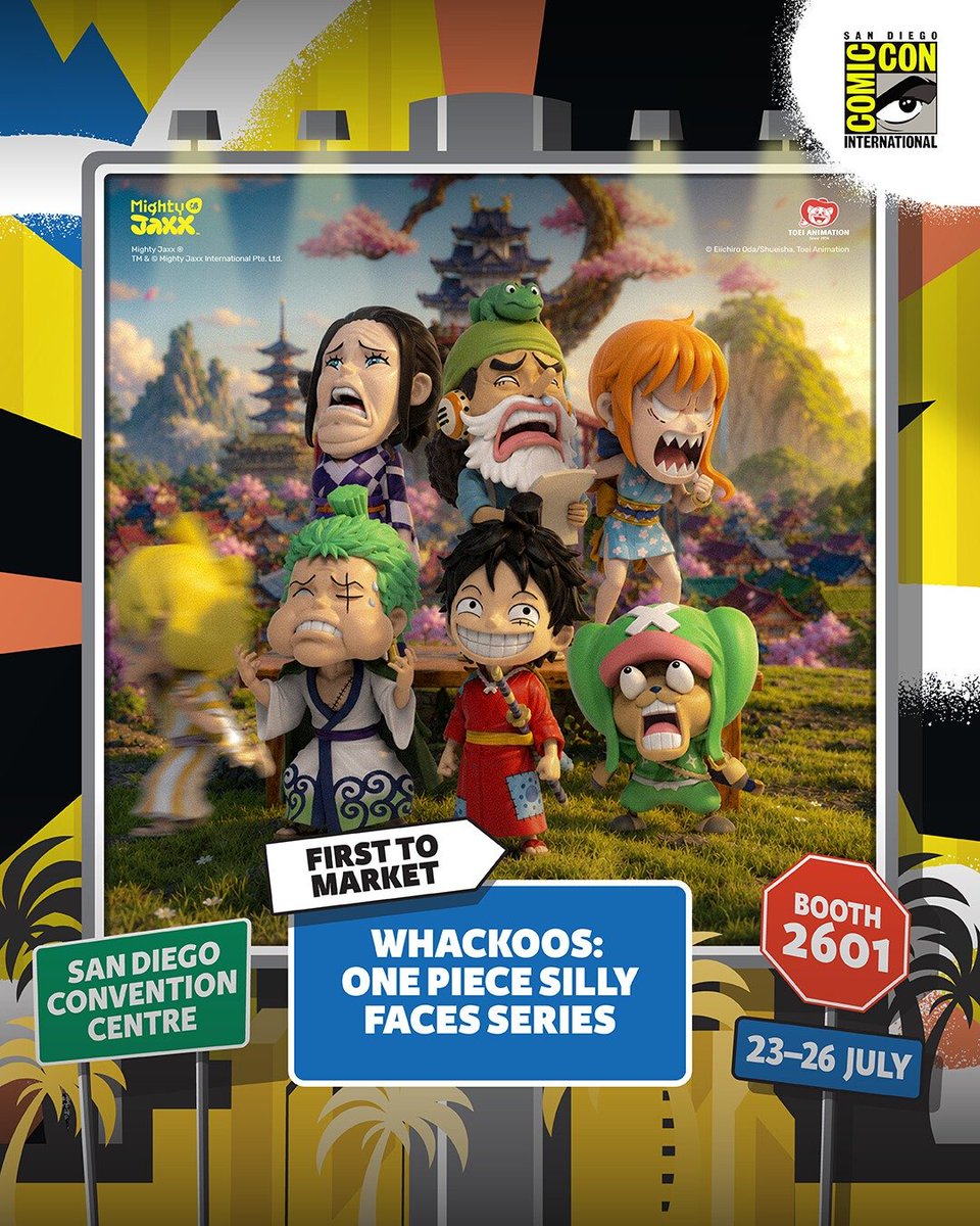 Official look at the @MightyJaxx x One Piece SDCC Exclusive