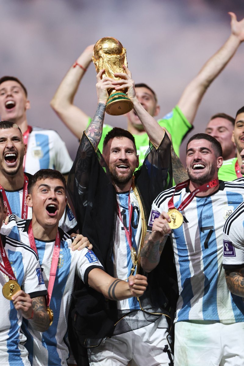 WeAreMessi's tweet photo. Winning a World Cup is not for everyone 😉 https://t.co/JGeZlSD4gQ