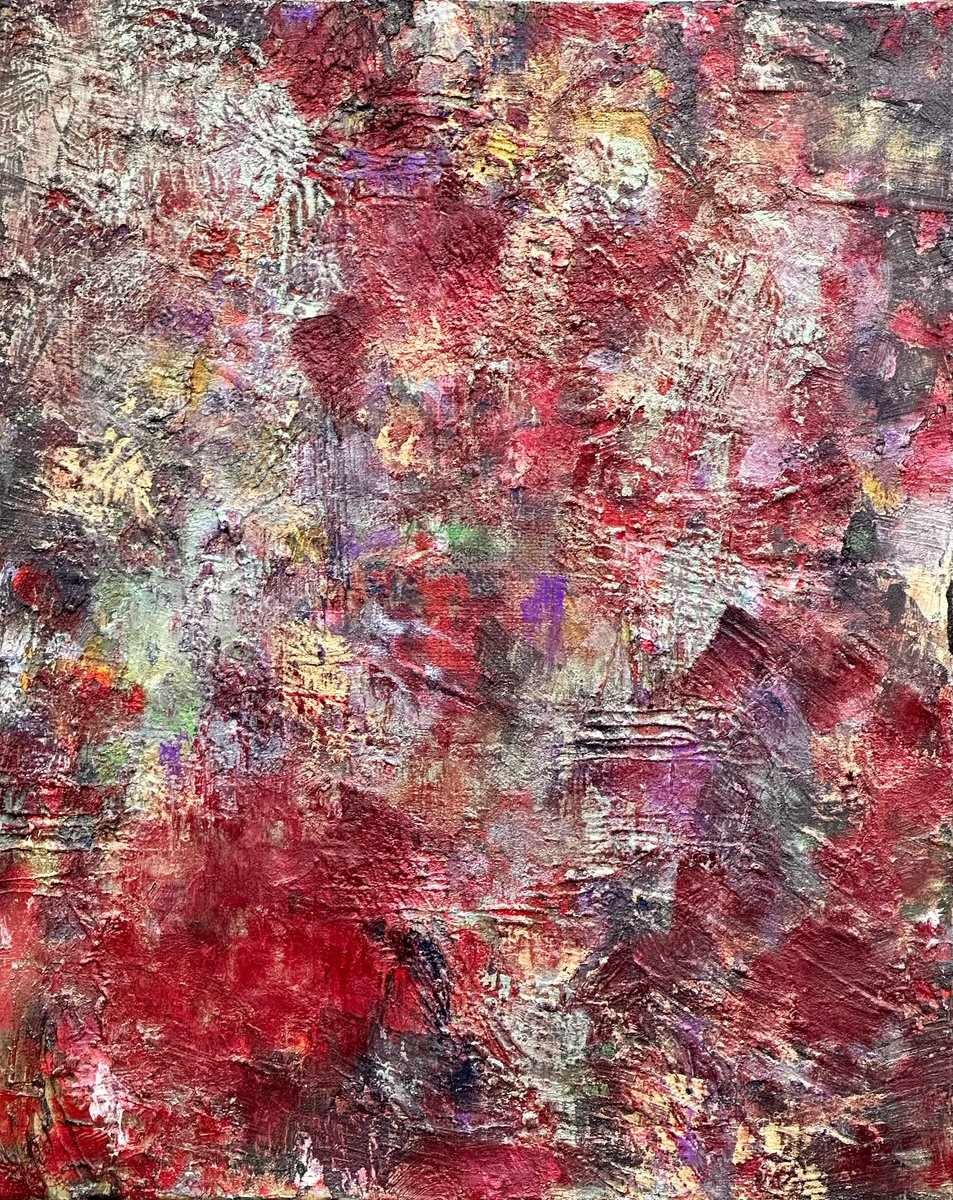 abstractart #油絵 #現代アートOil and mixed media on canvas