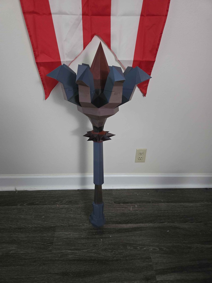 LifeSizedOSRS's tweet photo. Life sized inquisitor's mace https://t.co/Ph39yRNoId