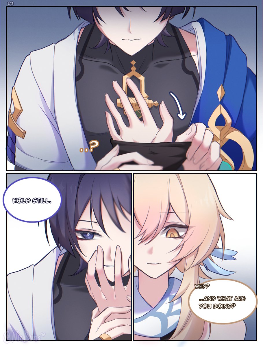 NicBuns's tweet photo. Hand-teases #scaralumi #wanlumi https://t.co/jUilY5a6Cz