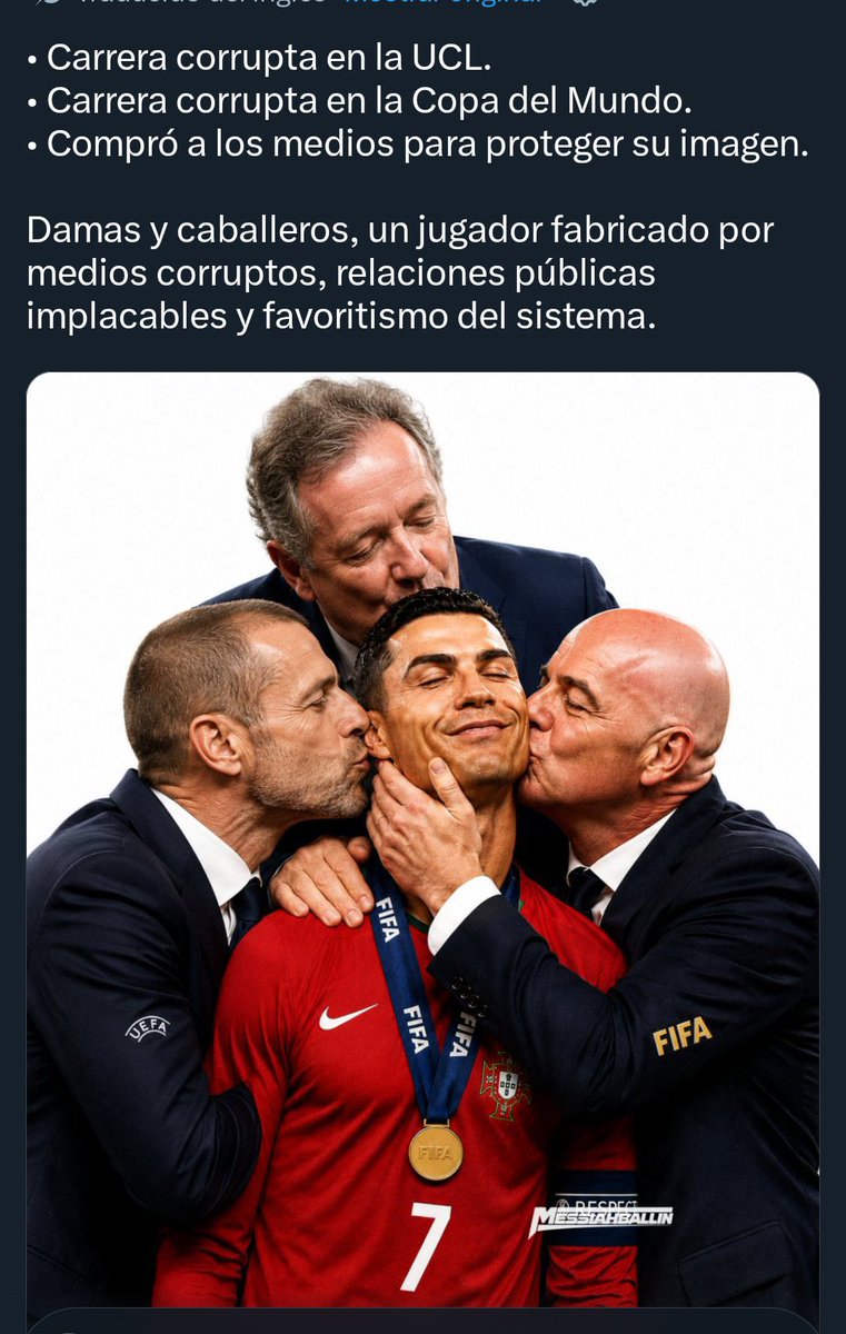Damian_581's tweet photo. @luardace @Mundo_MadridCF Penaldo no es Portugal. Penaldo no es Messi. Algun dian no tendran a un jugador vende humo maric4 que solo lo agrandan fangays decerebrados https://t.co/CLxDjQ1oFH