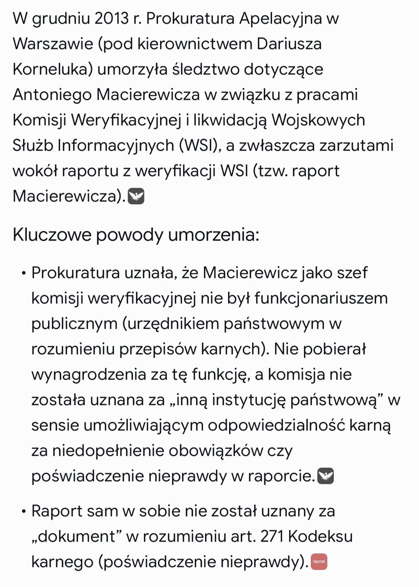 BogulakS's tweet photo. Kuźwa jak mogło to umknąć,dzięki @MalgorzataSkula następny element układanki wiele wyjaśnia, a my się zastanawiamy w której drużynie on gra😡W 2013 Prokuratura Apelacyjna pod kierownictwem Dariusza Korneluka umorzyła śledztwo dotyczące Macierewicza i wszystko jasne😎 https://t.co/4yNG5en5t8