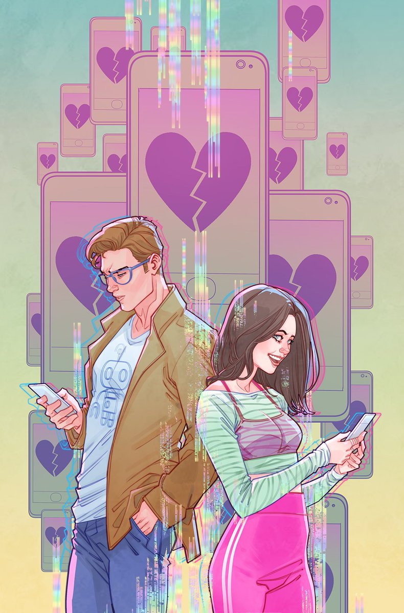 S_Marguerite's tweet photo. Mighty Morphin #PowerRangers (2026) #4 cover variant - A double date becomes double trouble for the Pink and Blue Power Rangers! Such a nice cover to work on, everything #romance and #sliceoflife with #superheroes is a delight 🩷 💙 📚
With @boomstudios at #penguinrandomhouse https://t.co/DEsQXbrajB