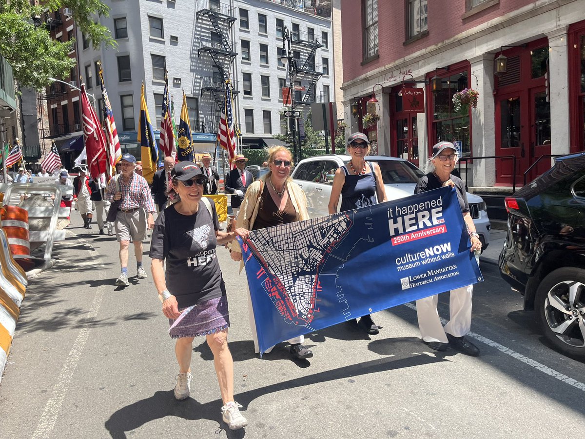 galeabrewer's tweet photo. @galeabrewer I was honored to be the 2026 Grand Marshal of the Lower Manhattan Historical Association July 4 Parade starting at Castle Clinton and marching to Frances Tavern! Largest parade ever! Much thanks to organizers Catherine Hughes, Ambrose Madison Richardson, James Kaplan and Wellington Chan and the many groups from Chinatown. What an honor. @NYCChinatown @cultureNOWorg @Cmh176Hughes