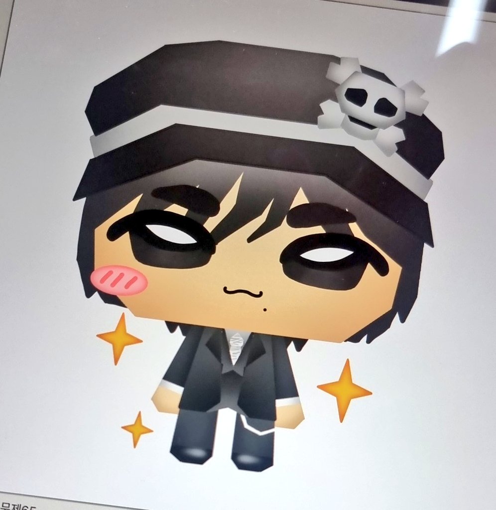 monorail_epik's tweet photo. 팬 블로햄 로우폴리로 그려봤어요..// https://t.co/WU0rPXCNe6