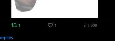 downbadstrumpet's tweet photo. 900 views and 1 like im cooked https://t.co/sADPZXH2gl