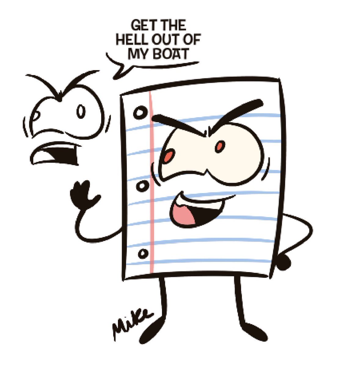 bluerazberry99's tweet photo. evil paper (i hate him /aff) #looseleaf #inanimateinsanity https://t.co/RkGzVajw8F