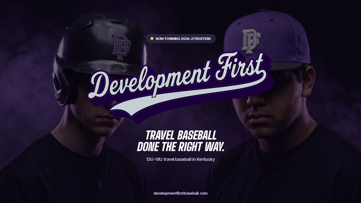 DF_Baseball2026's tweet photo. Development First Baseball is a 13u-18u travel organization that is coming soon to the state of Kentucky. Stay Tuned for more information. https://t.co/gFh9qe9qP5