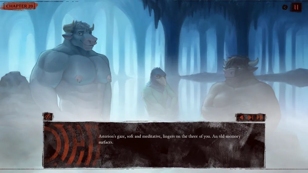 MinoHotel's tweet photo. Have you checked the newest public Minotaur Hotel build on Itch? This release bundles two updates together and culminates with a relaxing session in the hot springs.
And if you want more, over on the P-site we just published Build 14, with the much-anticipated sex scene. https://t.co/MSuVJseNns