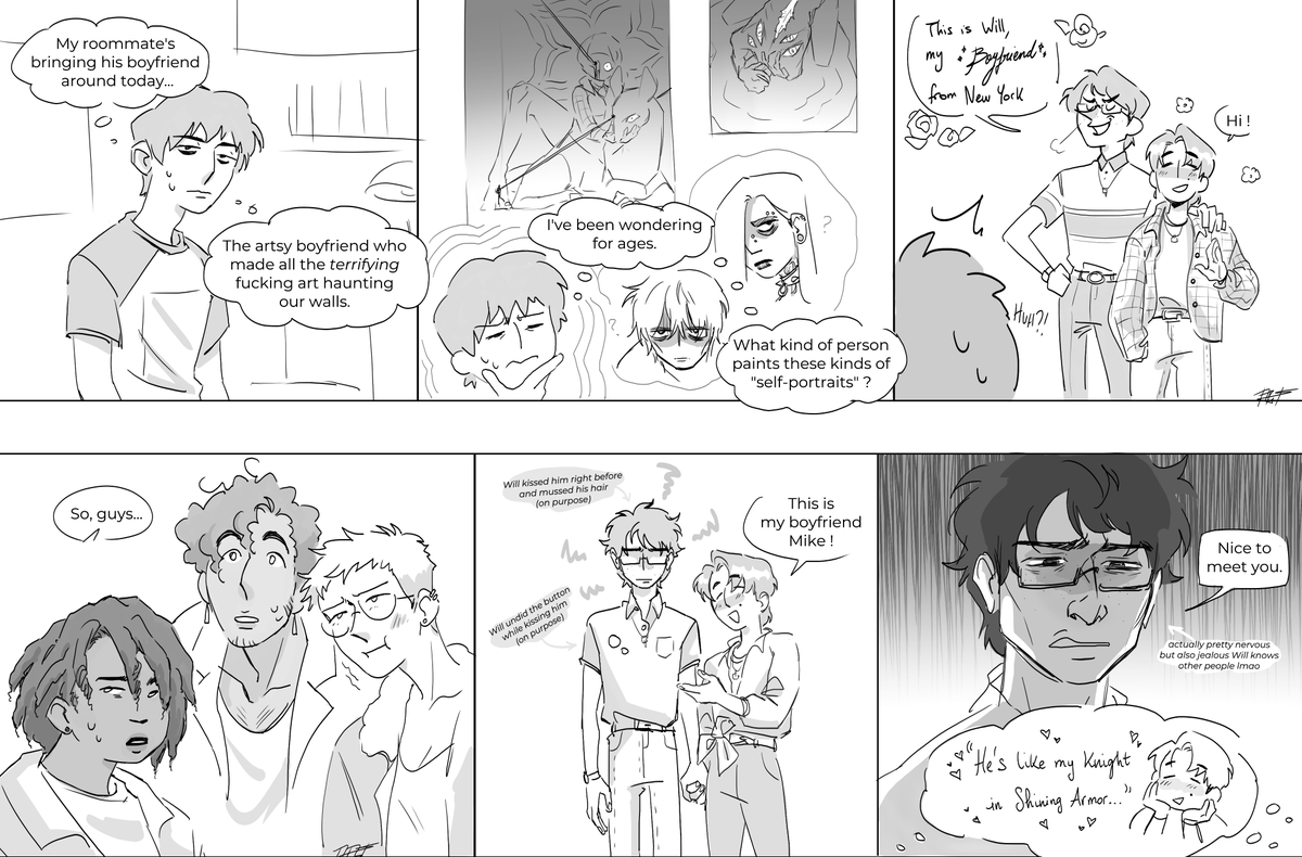 noitsnotacookie's tweet photo. meeting the boyfriends #byler https://t.co/Hm2YwVBUDY