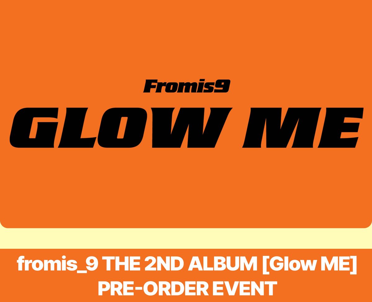 1stmusicx's tweet photo. fromis_9 (프로미스나인) THE 2ND ALBUM [Glow ME]
PRE-ORDER EVENT

🗓 판매기간 : 7.7 (화) 3:00 pm ~ 7.21 (화) 5:59 pm

🎁 응모자 포토카드 (딸기 ver.)
🎁 구매자 추첨 이벤트: 5명 추첨 사인 앨범 + 사인 폴라로이드 랜덤 1장 증정

▶️이벤트 응모 바로가기
🇰🇷https://t.co/4Np3Jcxd93
🇯🇵https://t.co/BevGxK7n18
🇺🇸https://t.co/fSExgjuCB9