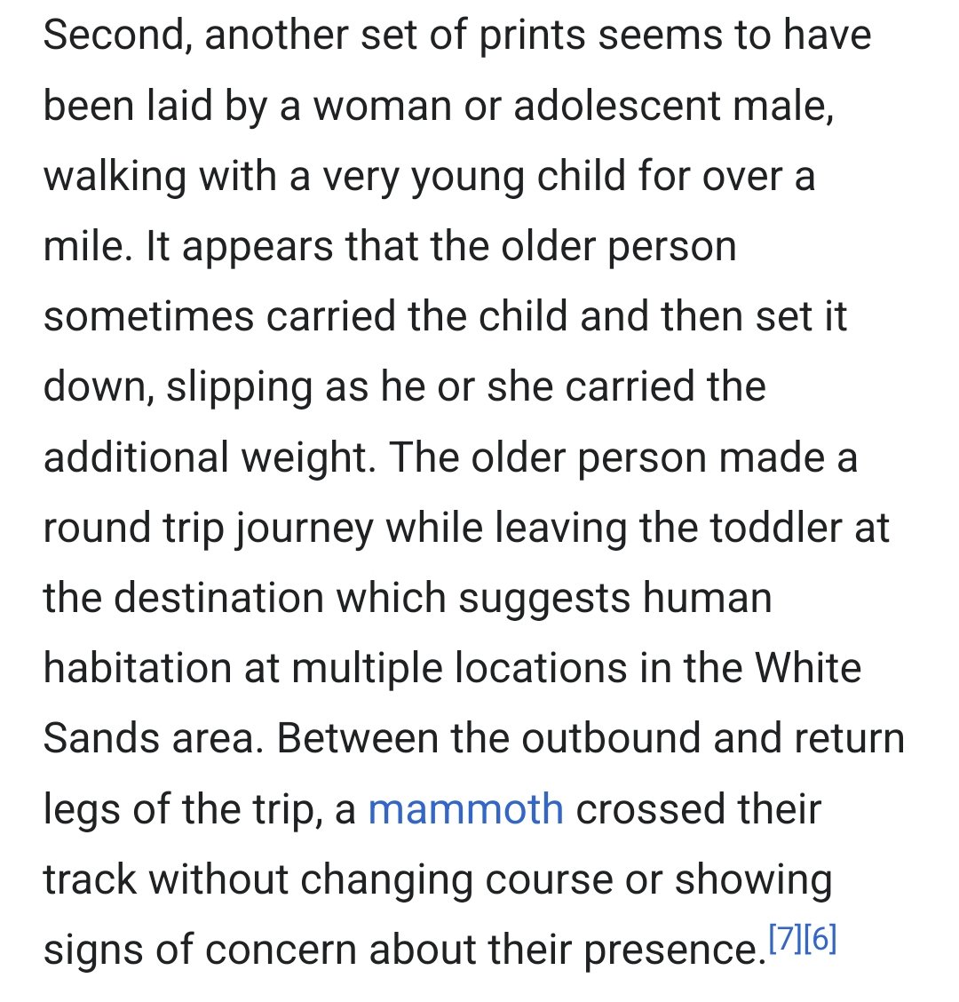 reelCheburashka's tweet photo. Reading about 20 thousand year old footprints in New Mexico and sobbing 😭 https://t.co/6JZi6HZsb4