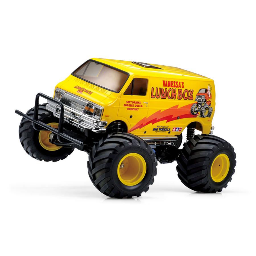 新品未組立 1/12RC ランチボックス タミヤ ラジコン 黄色 ビックタイヤ 7/8発売予定/予約分) タミヤ/1/12RC ランチボックスEVO (未組立) 初回