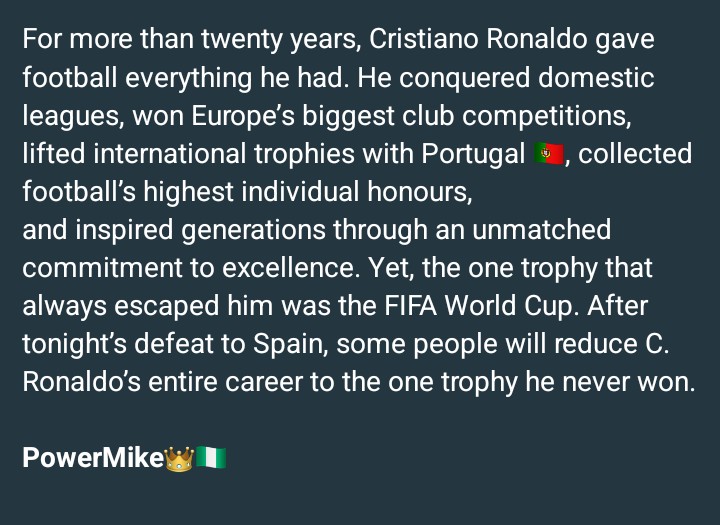 utahmichael10's tweet photo. Dear @Cristiano , 
🥺

PowerMike👑🇳🇬 https://t.co/sZCfwnwQx5