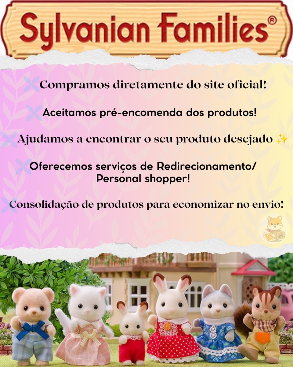 Jpencomenda's tweet photo. Sylvanian Families mais perto de vocês 💫 https://t.co/LY1Exmd7EQ
