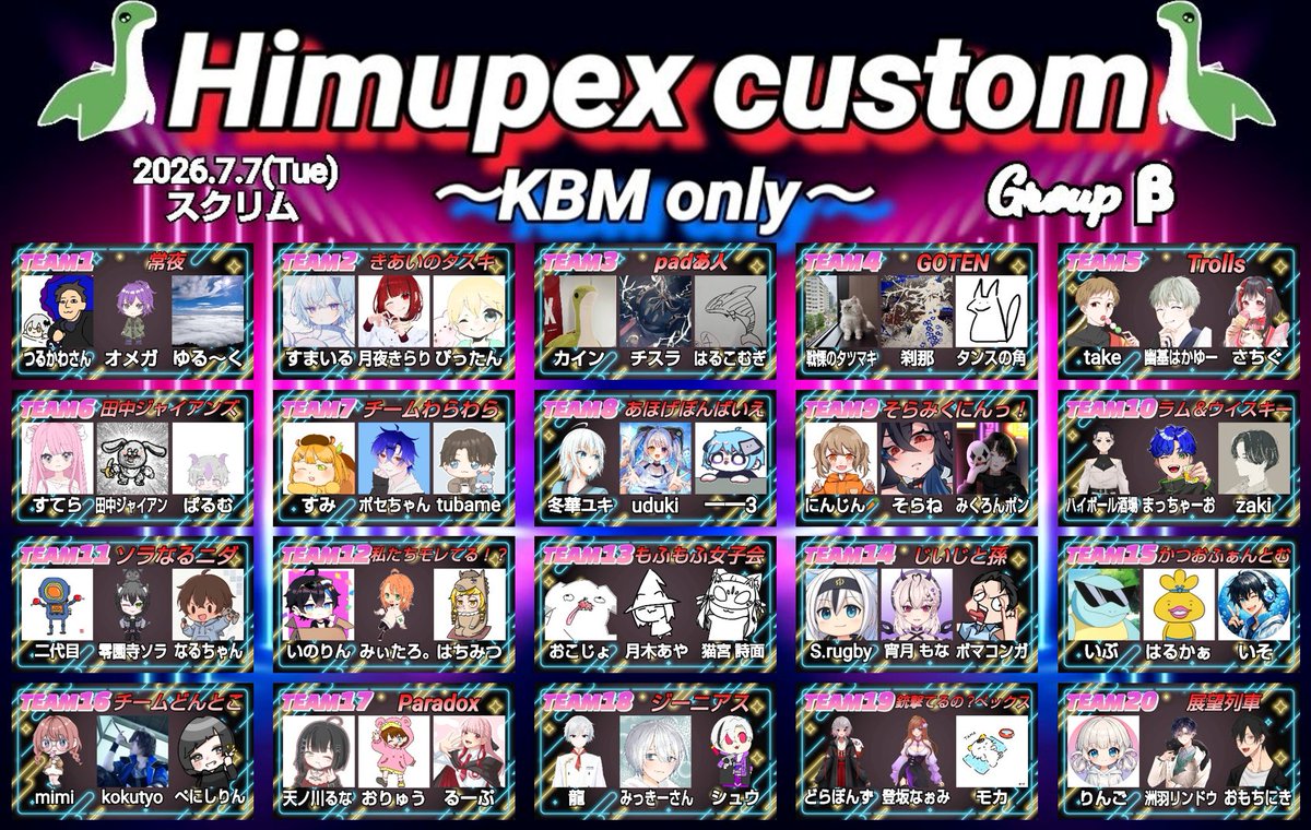 futureright0201's tweet photo. おはひむ⸜(*´ᗜ`*)⸝

本日はHimupex～キーマウ限定～
スクリム日です👏👏

参加者の皆さんよろしくお願い致します(⋆ᴗ͈ˬᴗ͈)”

配信は21時15分🈁
https://t.co/Yax3EUtDac
HiiragiさんにGroup βの神視点お願いしてますのでご紹介します✨️
是非コメントくださいね🎶

#Apexカスタム
#Himupex https://t.co/ADm2GlyylN