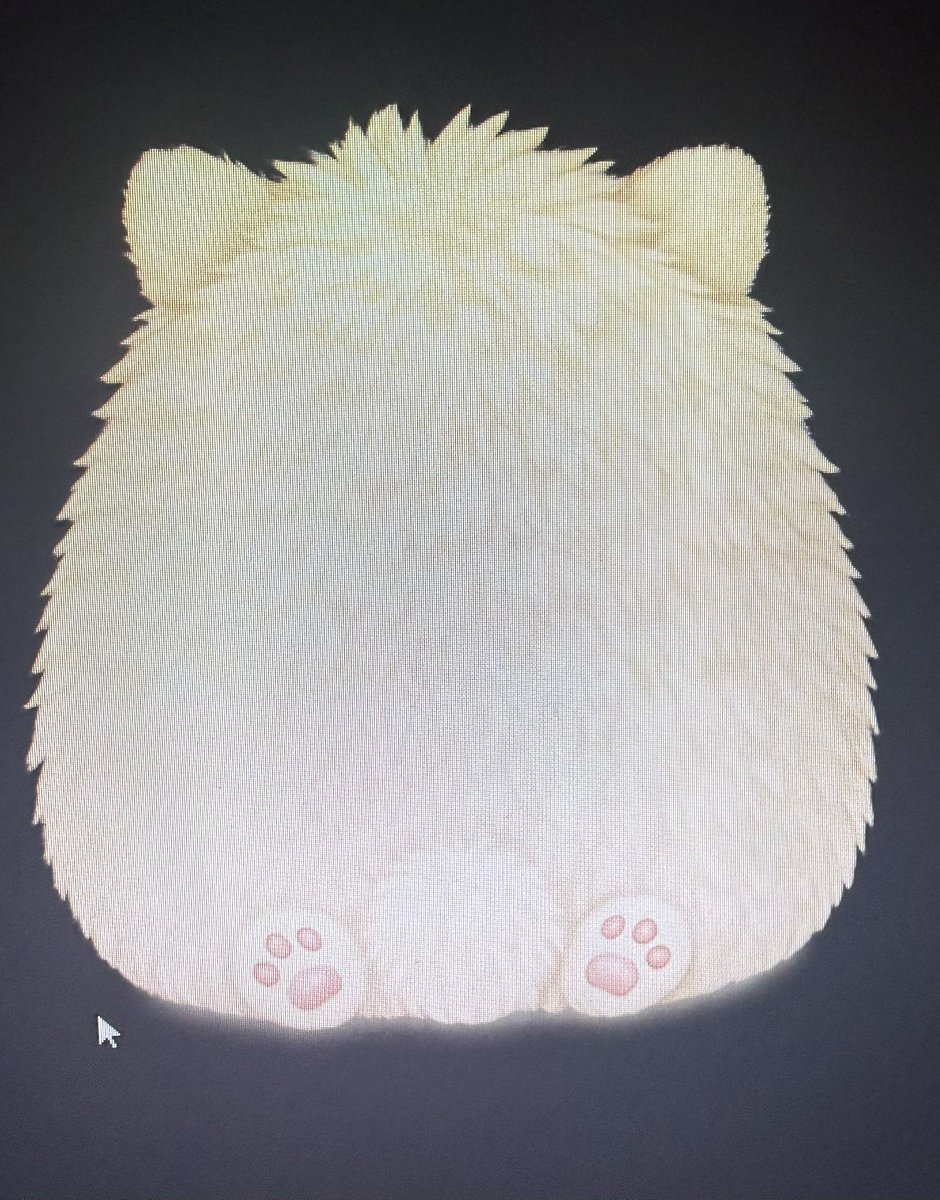 Fluffy Pet Back View Sprite