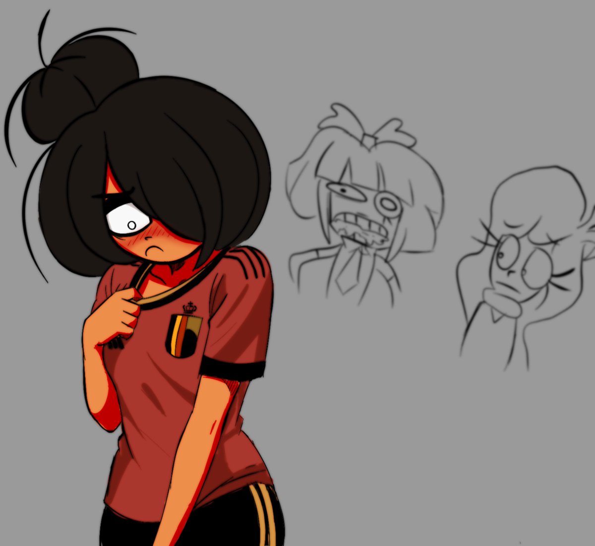 JoseiJos138115's tweet photo. A Maya no la dejan celebrar la goleada de Belgica a los Estados Unidos

#ongezellig
#MayaOngezellig
#fanartㅤㅤㅤㅤ https://t.co/M40PtRFpwj