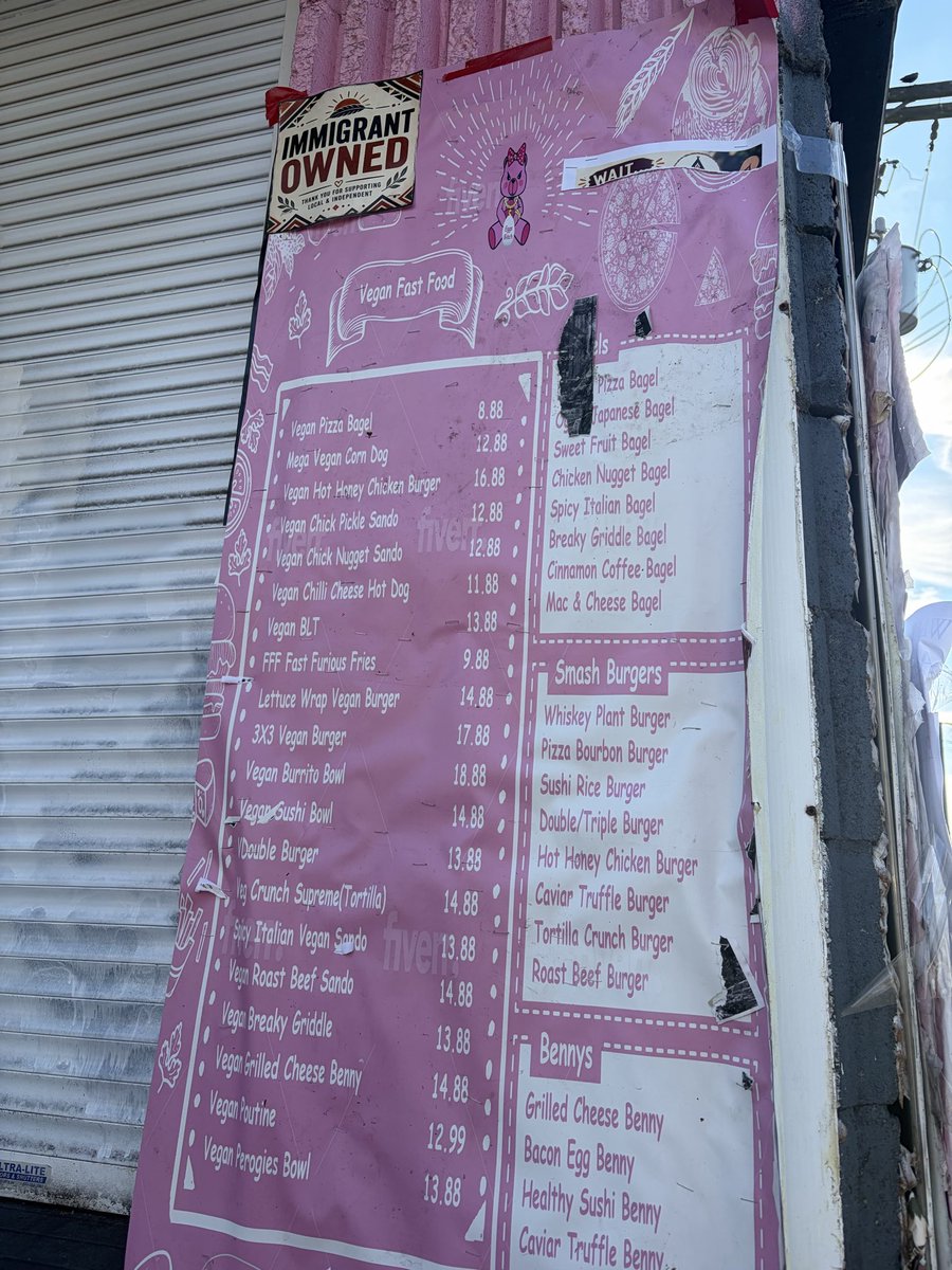 zyprexaprincess's tweet photo. I went to the indigenous immigrant vegan bitch Covid Cafe and they weren’t even open https://t.co/GHH0IBQRs2