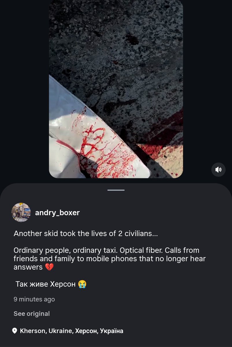 DanaSLJL's tweet photo. SENSITIVE CONTENT‼️ A taxi driver and his passenger were hunted down and killed by a russian drone in Kherson! Behind every single crime as such is an ordinary russian who decides to slaughter an innocent for fun😡! Miserable creatures from hell,cursed be em all😡! @IntlCrimCourt https://t.co/gk0U1wylmX