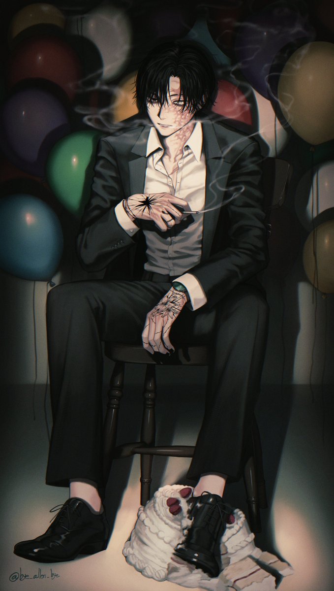 bye_allen_bye's tweet photo. 🖤Happy birthday

#オリジナルキャラクター 
#oc 
#絵柄が好みっていう人にフォローされたい https://t.co/GBxe86ENsY