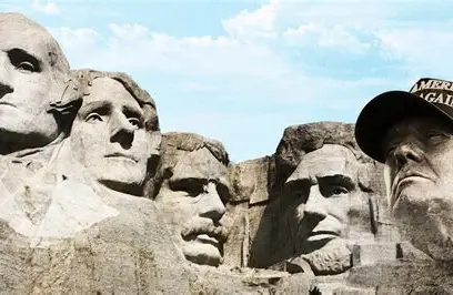 NastyJackBuzz's tweet photo. The chiseler wants to chisele his face on Mt. Rushmore. https://t.co/8D2fJElD4Z