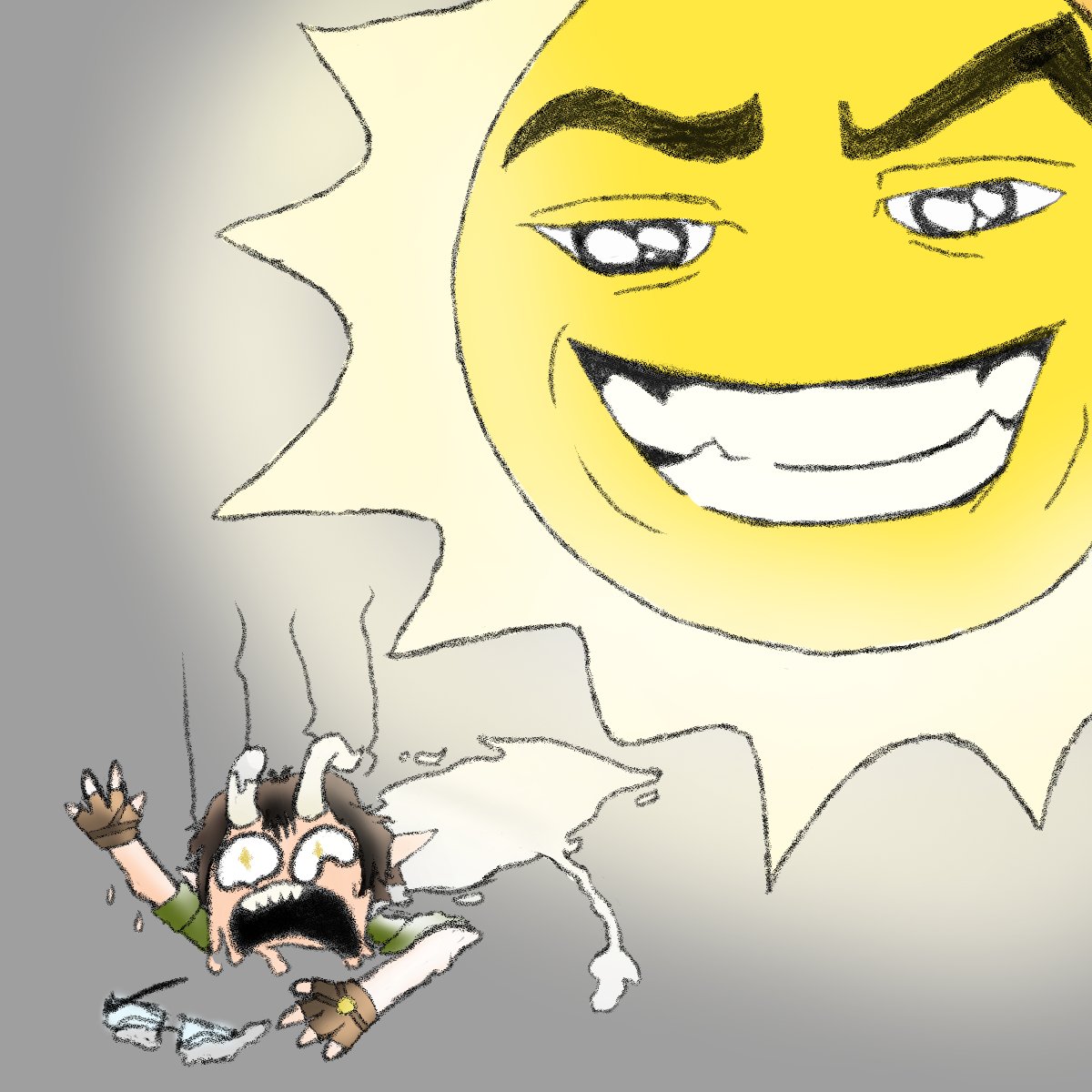 VanCryptisVT's tweet photo. Summer in a nutshell... #vtuber #VanArt #art https://t.co/CCVsUw2hCd