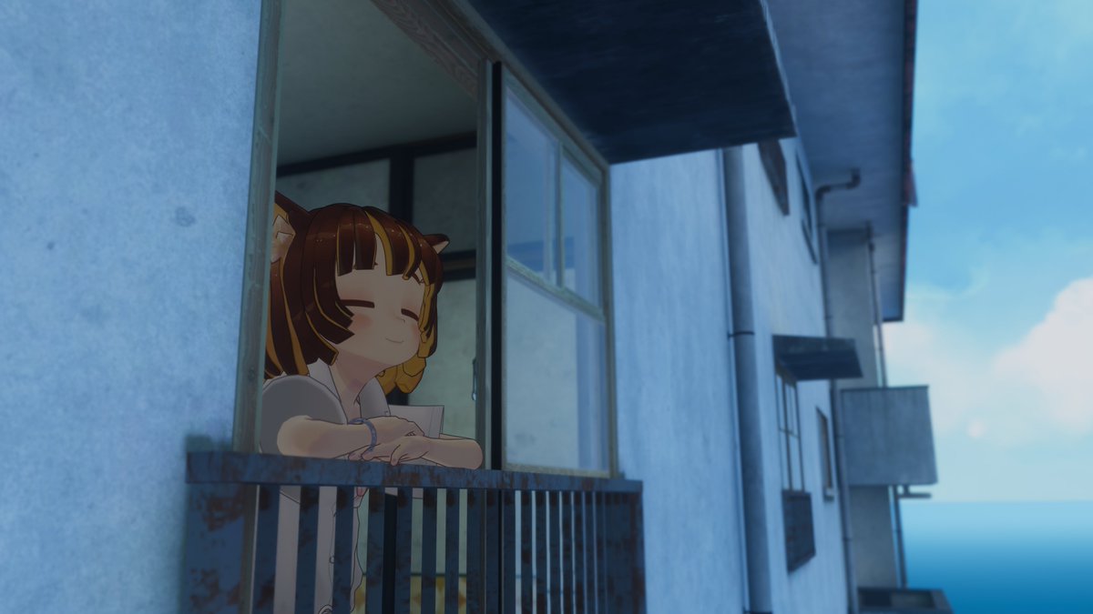 candle_vr's tweet photo. おはようございました
ぶいちゃ関連のリアルイベントで知り合ってから何度かお会いしている方が複数人いるのですが、何故かいまだぶいちゃでお会いできたことがないです
リアルフレンドさんとはまた違う気もするんですが、呼び方が未定義です
今日のお写真は、夏の風を感じるウィークエンドちゃんです https://t.co/q5xr1P6ovk