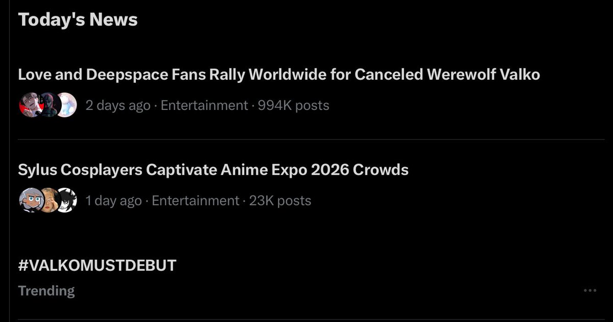 knightmary_'s tweet photo. KEEP IT UP!! We’re doing so well!! While we’re not expecting an update tonight, we had two great articles from IGN and Dexerto about Valko and the movement today. This is HUGE and impossible for them to ignore! I’m so happy to be part of this community with you all 💙✨
#Valkois6thLl #ValkoMustDebut #DontChangeValko #BringBackValko #BringValkoBack #Valko