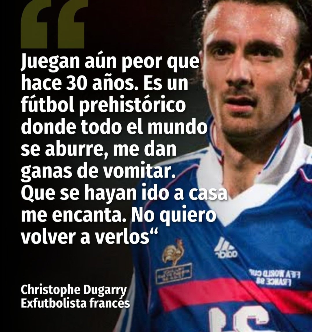 Armanbarret's tweet photo. Hay futbolistas que dan pena, este Sr es uno de ellos, lo triste nos quiere denigrar cuando en realidad vive en uno de los países mas racistas de Europa
Paso unos datos reales
​Casos denunciados: Los últimos informes oficiales muestran un repunte en la intolerancia, registrándose casi 10,000 delitos de carácter racista, xenófobo o antirreligioso al año (un incremento aproximado del 10% al 15% en los períodos recientes). Si promediáramos estrictamente las denuncias formales, hablaríamos de unos 25 a 30 casos reportados por día. El himno Frances le queda grande
Allons enfants de la patrie,
Le jour de gloire est arrivé!