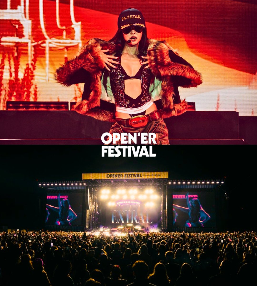 GENIUS9N's tweet photo. [INFO] Gazeta Wyborcza, Poland’s most prestigious and influential national newspapers since 1989 Praises #JENNIE's performance as Open’er main headliner 

“the live music industry is changing, artists are under pressure to create visually ambitious productions and successful concerts today often combine music with storytelling, choreography, technology, or emotional immersion. for this young rising pop star called JENNIE. she has mastered this since the beginning of her festival run.”