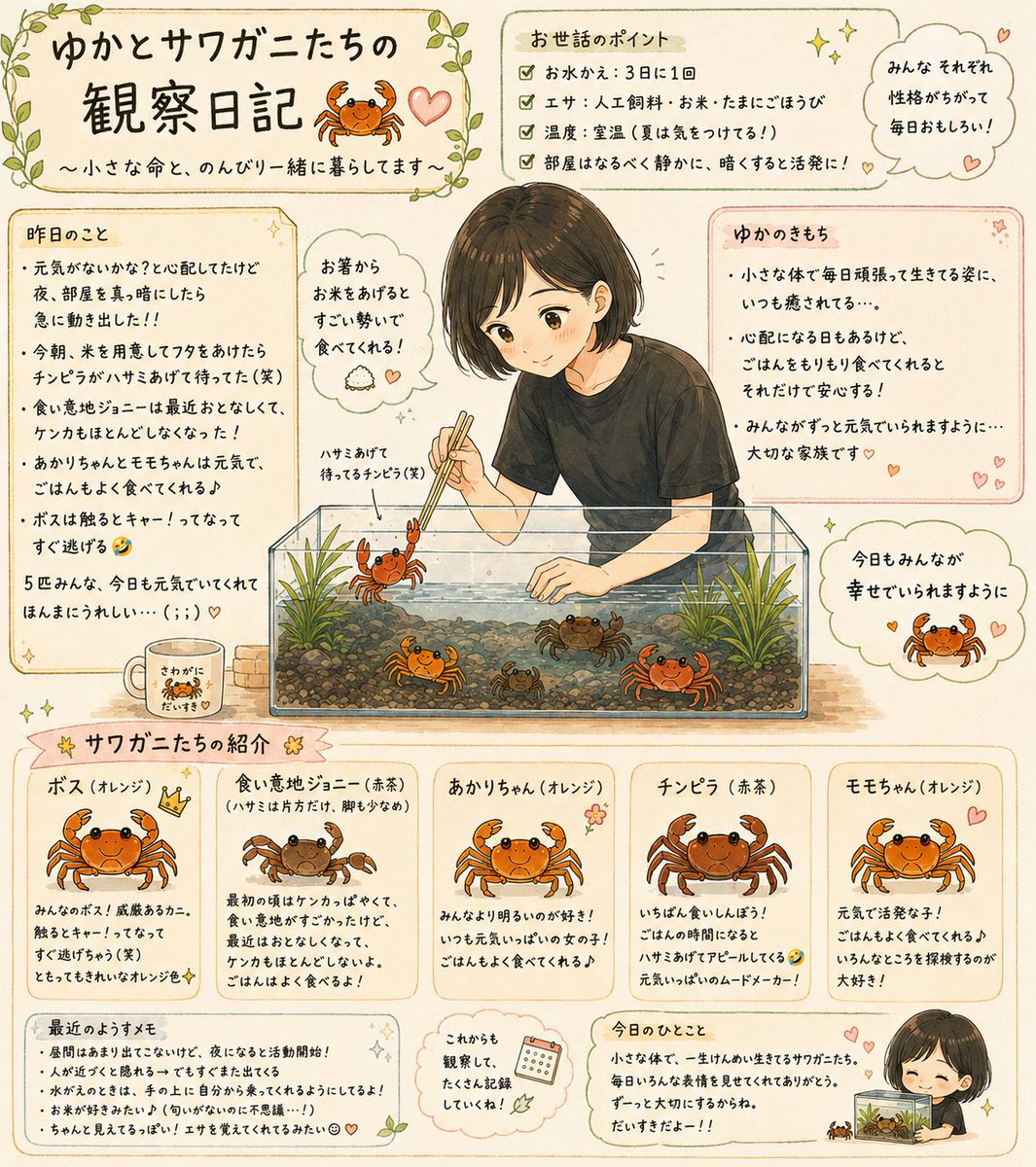 yuka_pomp's tweet photo. ロピアで救出したサワガニたち🦀🦀⸒⸒
自由研究か？ https://t.co/HOf93FIf4r