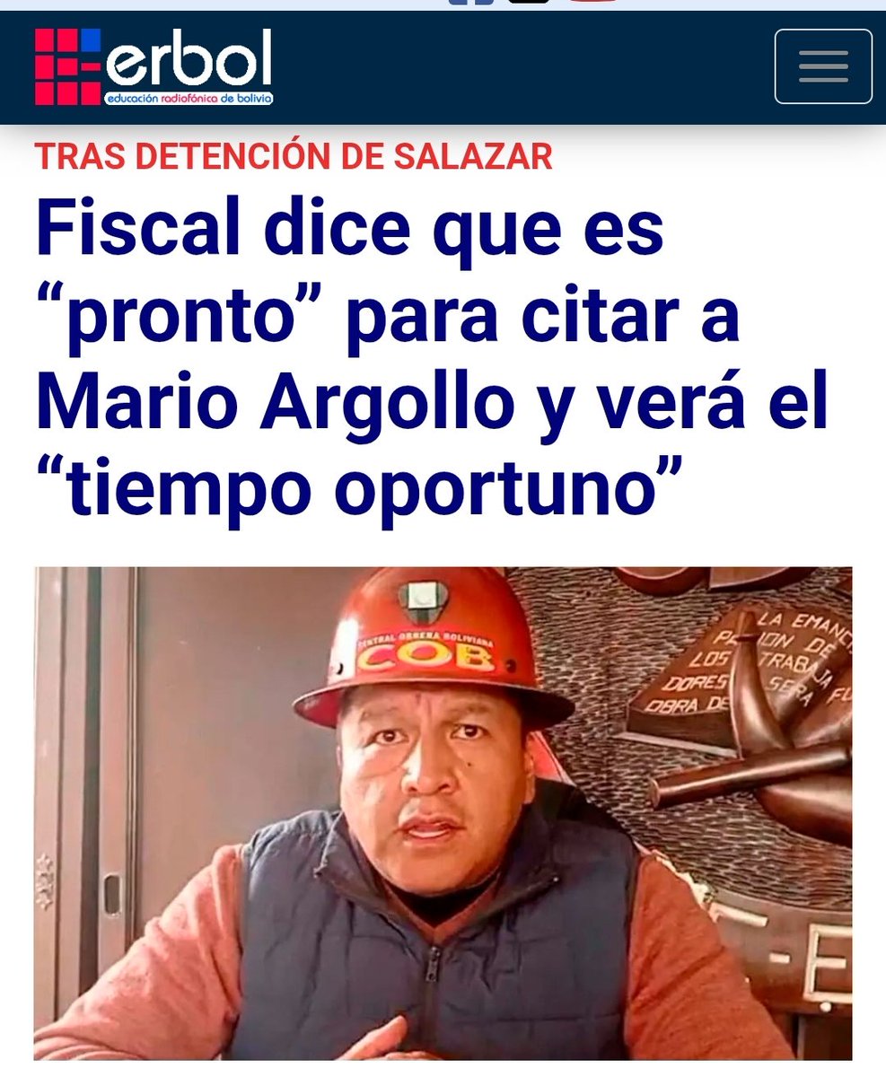 ClauSorucopress's tweet photo. Yo no creeré en esto hasta que Mario Argollo (y sus cercanos), Nilton Condori y Evo Morales sean procesados y APREHENDIDOS por los más de 50 días de bloqueos, cercos criminales, 14 muertes y miles de empresas y negocios destruidos. https://t.co/6bjgXgffYb