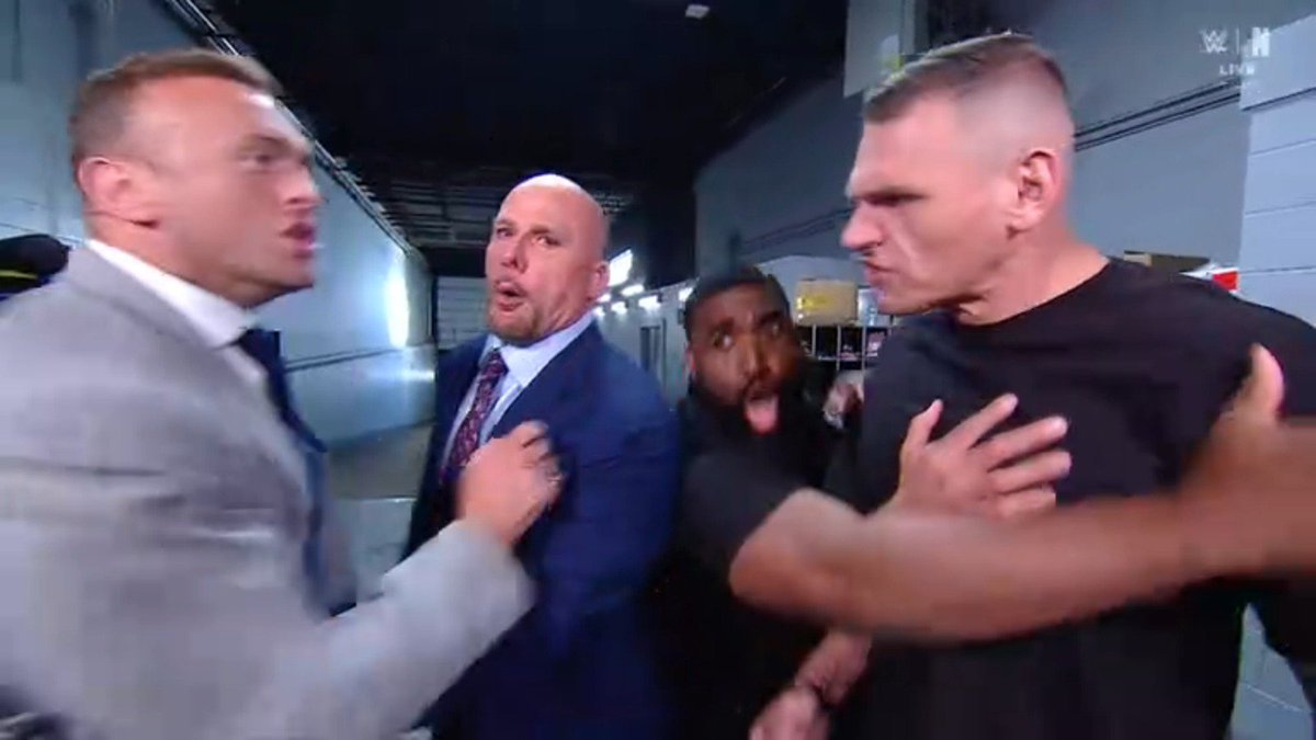 SKWrestling_'s tweet photo. "We all know you failed as a wrestler. Now you're failing as a manager."

- Gunther to Nick Aldis
#WWERaw https://t.co/udwzDKNwku