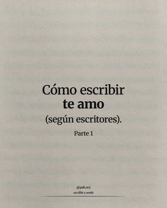 mindclimb25's tweet photo. Como escribir te amo (según escritores).

Hilo🧵 https://t.co/hzoYS7yBVO