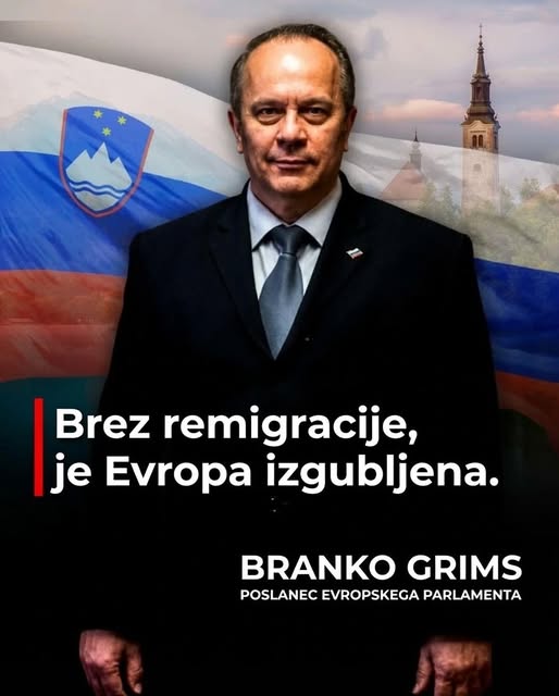 DrMatoR's tweet photo. Brez remigacije, je Evropa izgubljena. 
Branko Grims poslanec Evropskega parlamenta. 👍💪🙏❤️✝️🇸🇮🇪🇺 https://t.co/vqRvDHsX7w