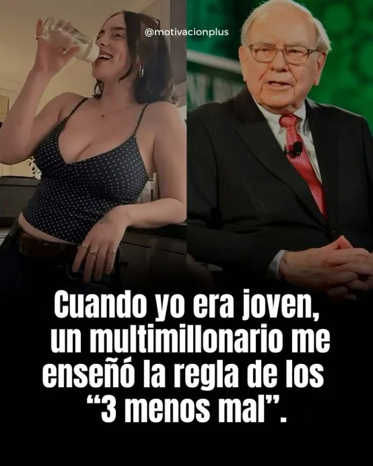 thomaslizanav's tweet photo. Cuando yo era joven, un multimillonario me enseñó la regla de los "3 menos mal".

Hilo🧵 https://t.co/bfSwMT4t8i