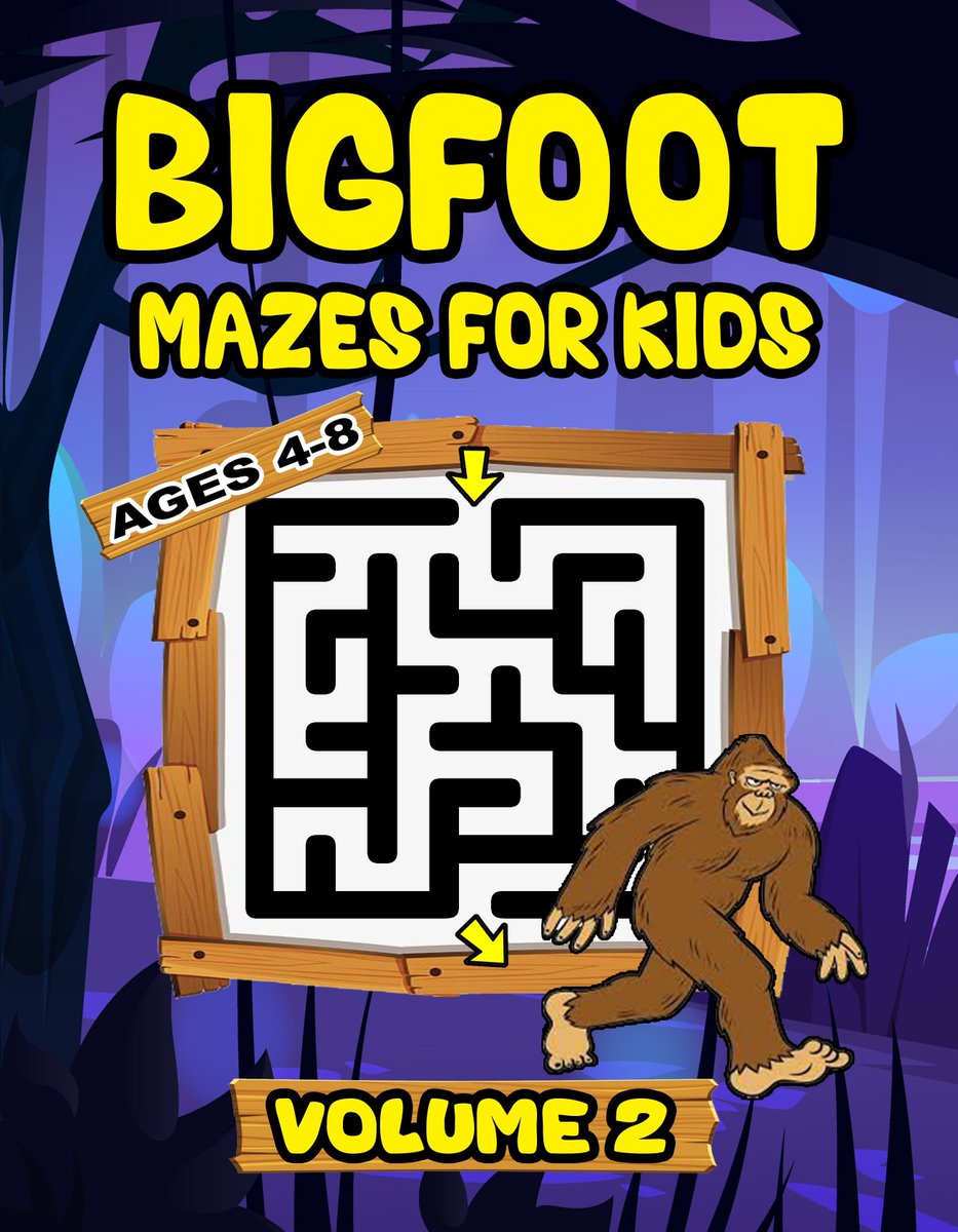 BayberryForest's tweet photo. Once child completes all 56 #Bigfoot mazes, proudly present them with the "Special Award" certificate that they can hang on their wall or on the refrigerator. #Yeti, #Sasquatch, #Grassman, #SkunkApe
https://t.co/M3Gj9ntihT https://t.co/zwaGrxLcSq