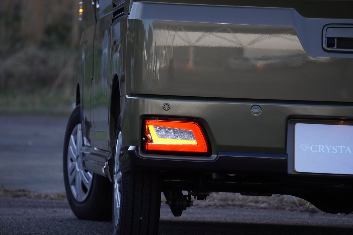 S700系 ハイゼットカーゴ アトレーワゴン ファイバーLEDテール】 立体